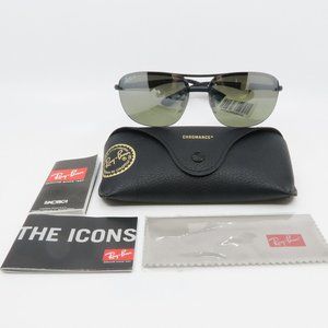Ray-Ban RB 4275CH 601-S/5J CHROMANCE Black/Silver Polarized Sunglasses w/defect